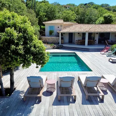 Giuliaca 6 Chambres-6 Sdb, Piscine Chauffée, Calme, Vue Spectaculaire Villa Porto Vecchio