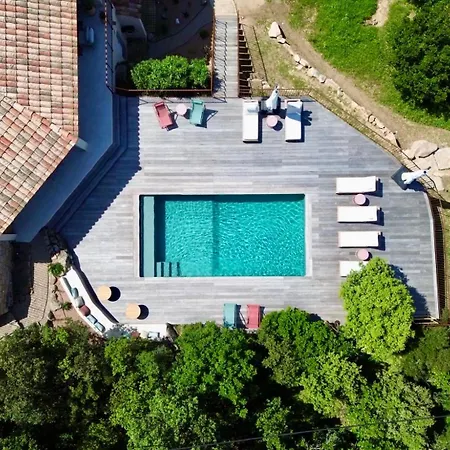 Giuliaca 6 Chambres-6 Sdb, Piscine Chauffée, Calme, Vue Spectaculaire * Porto Vecchio
